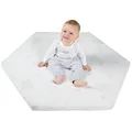 Produktbild: roba Laufgittermatratze 6 eckig - safe asleep - Baby Matratze für Laufgitter / Laufstall - Laufgittereinlage mit abnehmbarem Jacquard Bezug