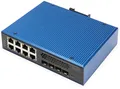 Produktbild: DIGITUS Switch 8 + 4 10G Uplink Port L3 managed Gigabit PoE