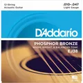 Produktbild: D'ADDARIO EJ38 Saiten für 12-saitige Akustikgitarre, Phosphorbronze, Light, 10-4