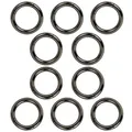 Produktbild: 10 Stück 25mm Runde KarabinerKarabiner RingKarabinerhaken aus Zinklegierung S...