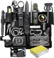 Produktbild: Survival Kit 21 in 1, Outdoor Ausrüstung, Außen Notfall Set mit Kompass T
