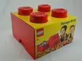 Produktbild: Lego Storage Brick rot 4 Nobs Neu OVP