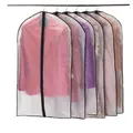 Produktbild: Niviy Kleidersack 6 Stück Kleidersäcke Anzug,Durchscheinend 60x100 cm Mottenschutz Wasserdicht Atmungsaktiver Stoff, für Anzüge Kleider Mäntel Sakkos Hemden Abendkleider Anzugsack Aufbewahrung