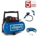 Produktbild: Druckluft Kompressor Hc06 8bar Ölfrei + Zubehörset - Scheppach