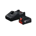 Produktbild: BOSCH PROFESSIONAL Akku-Set, 1 x Akku GBA 18V 4,0 Ah und 1 x Ladegerät GAL 18V-40 - blau
