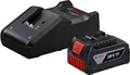 Produktbild: Bosch Professional 18V Akku Starter-Set (1x GBA 4.0Ah Akku + Schnell-Ladegerät)