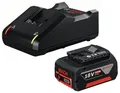 Produktbild: Bosch blaues Starterset 18 V Basic mit 1 Akku 18 V 4,0 Ah + Ladeg