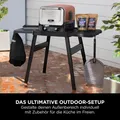 Produktbild: Ninja Woodfire 4718J800EUUK höhenverstellbarer Grillständer Grill-Tisch schwarz
