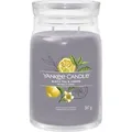 Produktbild: Yankee Candle Signature Duftkerze Im Großen Glas, Duftrichtung Schwarzer Tee & Zitrone, 567 G