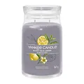 Produktbild: Yankee Candle Signature Duftkerze | große Kerze mit langer Brenndauer „Black Tea & Lemon“ | Soja-Wachs-Mix | Perfekte Geschenke für Frauen