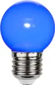Produktbild: STAR LED Deko Kugel Leuchtmittel Kunststoff E27 blau 6lm für Party Lichterkette