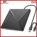 Produktbild: Externes CD DVD Laufwerk USB 3.0 USB-C Brenner für Laptop PC MacBook iMac