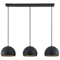 Produktbild: Lindby Hängeleuchte Tarjei, Metall, Schwarz IP20, 3 x 60 W schwarz
