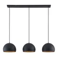 Produktbild: Lindby Esstisch Pendelleuchte schwarz gold Metall, Hängeleuchte Esszimmer 3x E27 ohne Leuchtmittel Hängelampe Wohnzimmer Pendellampe Esszimmerlampe