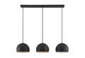 Produktbild: Lindby Hängeleuchte Tarjei, Metall, Schwarz IP20, 3 x 60 W