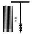Produktbild: vidaXL Erdbohrer 270520, Handerdbohrer, 100 mm Ø, bis 9 m Länge