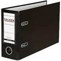 Produktbild: Falken Ordner Breit DIN A5 75 mm Schwarz 11285715 Kunststoff Querformat