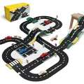 Produktbild: Waytoplay King of The Road - Die Flexible Spielzeugstraße, 40 st. Spielen Sie mit Ihren Autos drinnen und draußen. Hergestellt in den Niederlanden