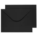Produktbild: BUNTBOX Briefumschläge DIN C4 ohne Fenster schwarz Steckverschluss 2 St.