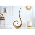 Produktbild: riess-ambiente Dekovase WAVE XL 106cm gold (Einzelartikel, 1 St), Wohnzimmer · Dekoration · groß · Boden · Metall goldfarben 48 cm x 106 cm x 9 cm