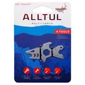 Produktbild: KeySmart Alltul Multitool Shark für Schlüsselbund & Geldbörse Edelstahl