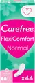 Produktbild: Carefree Flexicomfort Feiner Duft 44 Stk., Slipeinlage mit feinem Duft und ultradünnem FlexiComfort, extra sanft zur Haut, angenehm zu tragen
