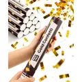Produktbild: Partyjoker 10 Konfettikanonen Gold - Einfach & Sicher zu Bedienen - 5-8 Meter langen Konfettistrahl - Für Innen und Draußen
