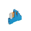Produktbild: Finder 48.52.8.024.0060 Relaisbaustein Nennspannung 24 V/AC Schaltstrom (max.): 8A 2 Tray Wechselschalter
