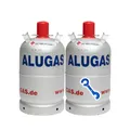 Produktbild: Alugas 2X 11 Kg Propangasflasche, Gasflasche für Camping NEU leer
