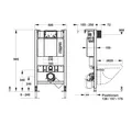 Produktbild: MEPA nextVIT WC-Element SPK Typ B31 Systembauhöhe 100