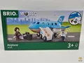 Produktbild: BRIO World 33306 Flugzeug Flughafen Flieger Holz Eisenbahn blau Spielzeug NEU!