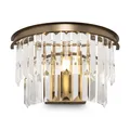 Produktbild: Wandleuchten Messing Glamour Kristall Kristallglas E14 40W Neu