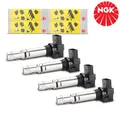 Produktbild: 4x NGK U5002 ZÜNDSPULE ZÜNDMODUL VW POLO GOLF FÜR AUDI A1 A3 SKODA IBIZA SEAT