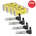Produktbild: NGK U5002 ZÜNDSPULE ZÜNDMODUL 4x FÜR AUDI A1 A3 SEAT SKODA IBIZA VW GOLF POLO