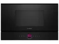 Produktbild: Bosch BFL7221B1 Serie 8 Einbau-Mikrowelle – Schwarz, modernes Design & einfache 