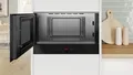 Produktbild: Bosch Einbau-Mikrowelle BFL7221B1 Schwarz 900W 21l Edelstahl Inverter