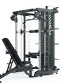 Produktbild: ATLETICA KSK Multipresse Set | RELOADED | Set aus KSK Multipresse mit Weight Stack & B2 Hantelbank mit Optionen für Arm- und Beintraining