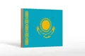 Produktbild: Femer GmbH Holzbild Flagge Kasachstans 18x12 cm Flag of Kazakhstan, Flaggen (1 St), Glatte Holzfaserplatte (MDF), vorn beschichtet