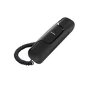 Produktbild: ALCATEL T06 - Schnurgebundenes Festnetztelefon - Ultra-kompaktes Design - Wandmontage - Wahlwiederholungstaste - Hörgerätekompatibel - Klingeltonlautstärkeregler- Schwarz