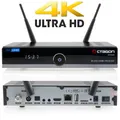Produktbild: OCTAGON SF8008 4K UHD 2160p H.265 HEVC E2 Linux Dual Wifi DVB-S2X & T2C Combo