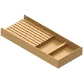 Produktbild: Livingpoint24 Messerblock, Eiche, Holz, 8 Stück Fächer, 20x5x47.2 cm, Küchenzubehör, Besteckkästen