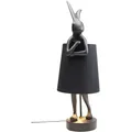 Produktbild: Tischleuchte Hase schwarz/matt 68 cm