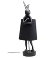 Produktbild: Kare Tischleuchte Tischlampe Animal Rabbit Matt Schwarz 68cm 53473 Lampe