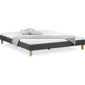 Produktbild: Homestyle4u Polsterbett mit Lattenrost 180x200 cm in Grau 1981