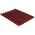 Produktbild: Onduline - Bitumenwellplatte Easyline 100 X 76 Cm 2,6 Mm Rot Dachpappe & Bitumen