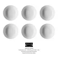 Produktbild: Rosenthal - mesh Weiß - Set 6 Geschirr Suppenteller Ø CM 21 - Einzelhändler