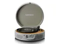 Produktbild: Lenco Retro-Schallplattenspieler aus Holz mit eingebauten Lautsprechern, Bluetooth® und AT3600L Tonabnehmer Grau