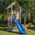 Produktbild: FUNGOO Spielturm Klettergerüst CAROL1 mit Rutsche und Kletterwand