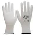 Produktbild: AS-Arbeitsschutz GmbH NITRAS Nylon-PU-Handschuhe, weiß, Strickhandschuhe mit weißer PU-Beschichtung, weiß, 1 Karton = 240 Paar, Größe XL (9) 6200-XL
