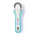 Produktbild: Prym Love 610473 Rollschneider „Omnicut“ – Ø 45 mm – ergonomischer Stoffschneider mit Sicherheitsmechanismus – für Patchwork, Quilten & Nähen – geeignet für Rechts- & Linkshänder – mint/weiß